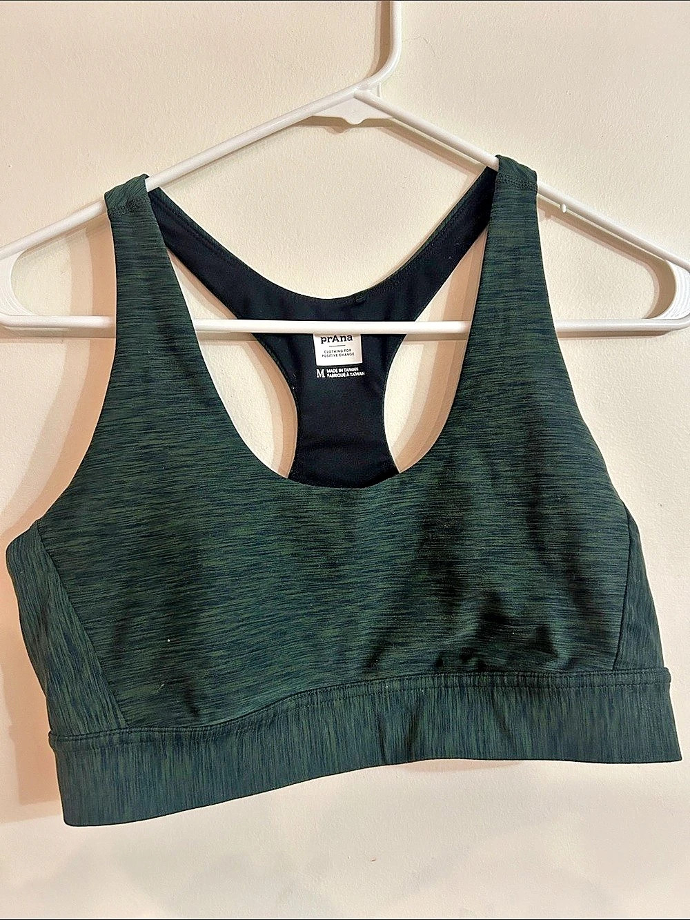 prAna Kimble Bra Sports Bra Green